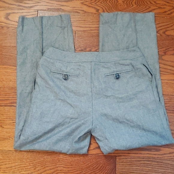 St. John Couture Grey Cashmere Dress Pants - Picture 3 of 15